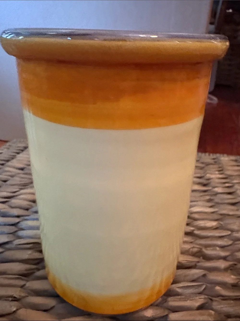 Herbes de Provence Ceramic Canister - Yellow and Purple